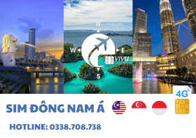 eSIM 4G ĐÔNG NAM Á (MỖI NGÀY 1GB)