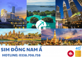 SIM 4G ĐÔNG NAM Á (MỖI NGÀY 2GB)