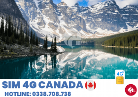 SIM 4G CANADA (5GB/THÁNG)