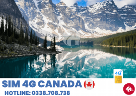 SIM 4G CANADA (20GB/THÁNG)