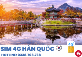 eSIM 4G HÀN QUỐC (MỖI NGÀY 2GB)