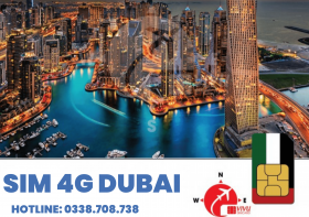 SIM 4G DUBAI (3GB/30 NGÀY)